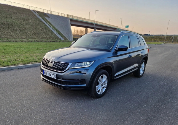 Skoda Kodiaq cena 82000 przebieg: 300000, rok produkcji 2018 z Tarnogród małe 781